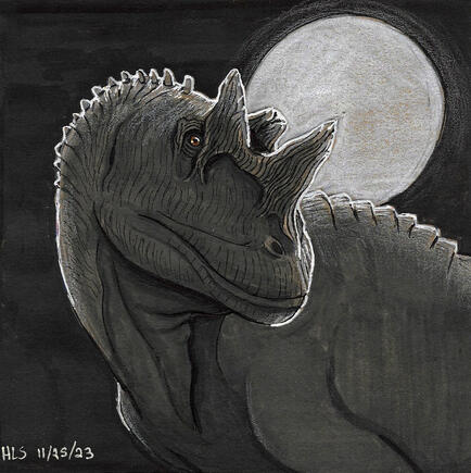 "Night Light Ceratosaurus"