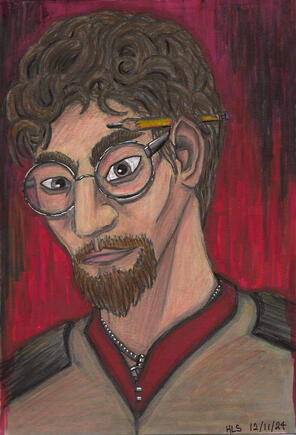 "Arcane Stylized Self Portrait"